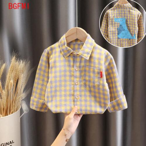 BGFMI Long Sleeve Shirts For Boys