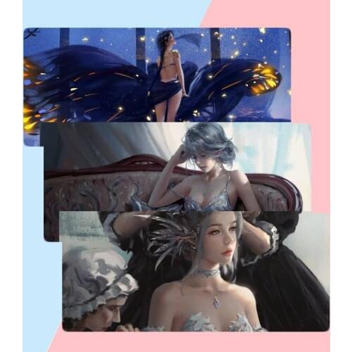 Ghost Blade Large Mouse pad PC Computer mat X XL XXL Non slip Cushion Thickness 2mm LockEdge equal LE