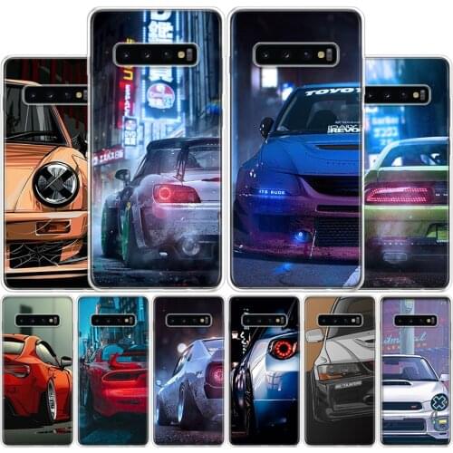 Hot JDM Japan Sport Car Cover Phone Case For Samsung Galaxy A51 A71 A70 A50 A40 A30 A20E A10S A41 A21 A01 A6 A7 A8 A9 Plus Coque