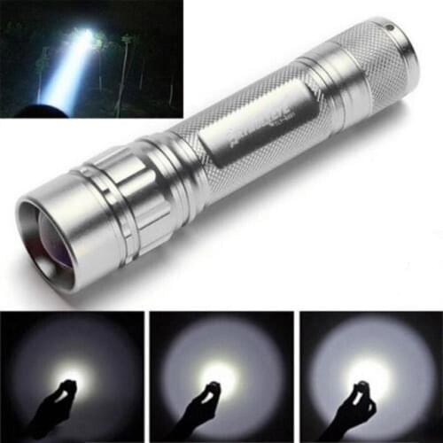 6000LM LED Flashlight Magnetic Bright Lamp 155*33mm/6.1 Zoomable Portable Torch 3-Mode High/Low/SOS Useful