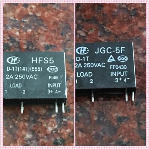 JGC-5F HFS5 HFS5 D-1T D-1T(141)(555) Use the same 2A 250VAC 4PIN