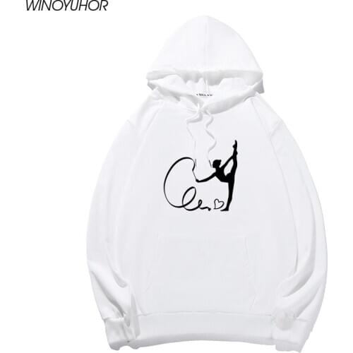 Gymnast Sweatshirt Spring Streetwear Printing Hoodies Pullovers 2020 New Fashion Harajuku Hoodie Women Loose Korean Style
