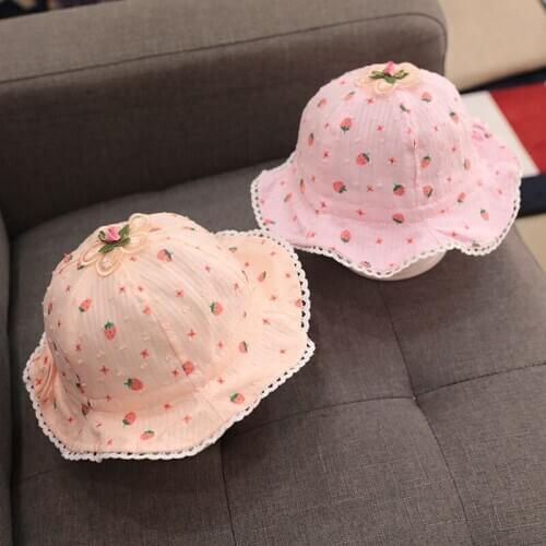 Summer thin boy girl spring autumn fisherman cap cotton breathable Bonnet peaked cap Panama hat bonnet Fishing hat chapeu bucket