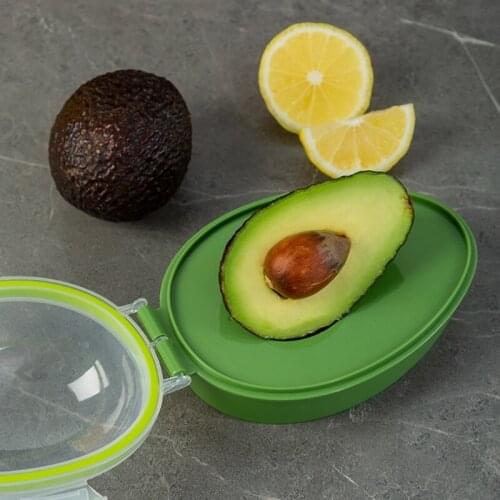 Fruit Vegetable Fresh-keeping Box Avocado Preserver-keep Your Avocados Fresh for a Few Days Avocado Storage Container