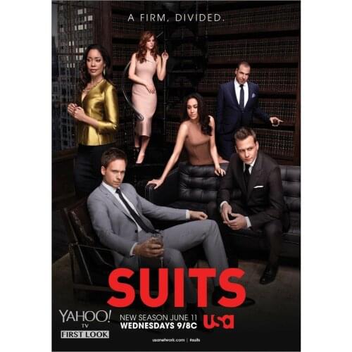 Suits TV Show Art Film Print Silk Poster Home Wall Decor 24x36inch