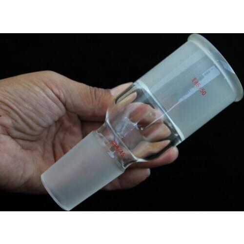 Laboratory Glass Enlarging Adapter With Joints from 45/50 to 34/45