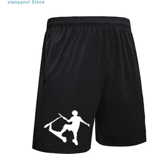 Man sports pant Stunt Scooter funny casual running pants Plus Size shorts For Men short pant Clothes