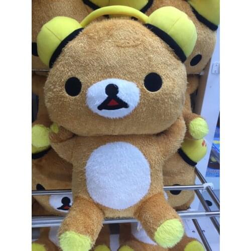 Giant Rilakkuma Bear Plush Toys Life Size Relax Bear Pillow Dolls Soft Stuffed Animals Valentine's Day Gift