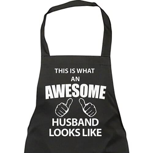 Personalised Husband Apron Awesome Husband Apron,Custom Valentines Day Birthday Christmas Gift Idea,Cooking Guys Funny Apron