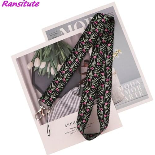 Ransitute R1790 Human Organ Skeleton Key Chain Lanyard Gifts For Doctor Nurse Phone USB ID Card Badge Holder Necklace