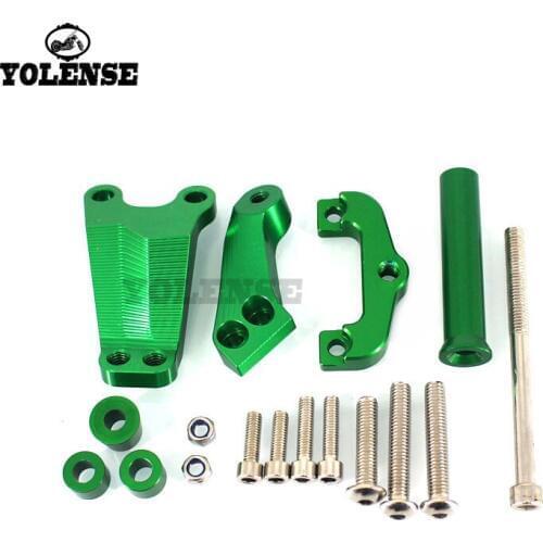 For KAWASAKI ER-6N ER6N ER 6N 2012-2016 2013 2014 Motorcycle CNC Aluminum Alloy Adjustable Steering Damper Stabilizer Mounting