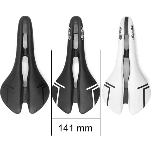 Mountain Bike Saddle Plastic Bottom Hollow Bicycle Road Saddle Comfortable Racing Wide Saddle Men Bike Seat Bicycle Accessories