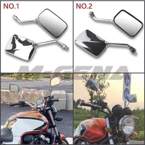 Universal Rear Side View Rearview Mirror For CB400/750/1000/1300 CB-1 VTEC VT250 ZRX400 HORNET250/600/900 Motorcycle Scooter