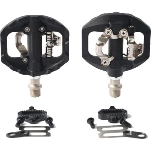 Bicycle Power Meter pedals Mtb automatic case aluminum Spd SL mixed flat platform mountain clip Shimano gr 500 Bike Accessories