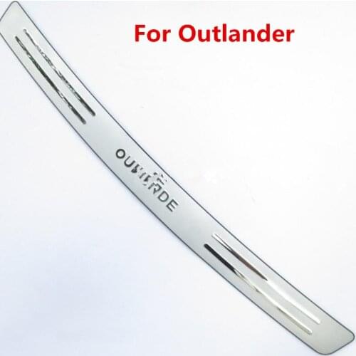 1PCS/SE Stainless Steel Rear Bumper Protector Trunk Threshold Guard Plate For Mitsubishi Outlander 2013-2016