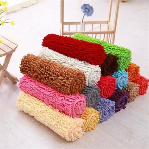 1Pcs Fashion 3cm thicken Anti-skid Chenille Carpet Super Soft Solid Color Carpet/Floor Rug/ Living room carpet/Area Rug