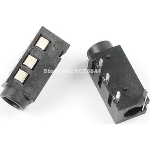 10pcs 3.5mm 1/8 Female Audio Connector 4 Pin DIP Stereo Headphone Jack PJ320A