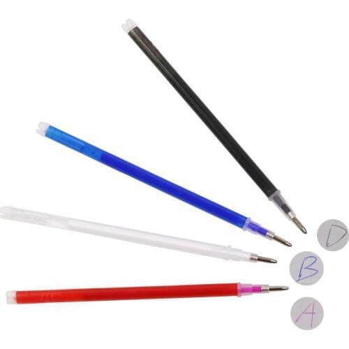10PCS High Temperature Disappearing Marker Pen DIY Sewing Cloth Leather Ironing Heat Fades Disappearing Refill For Quilting
