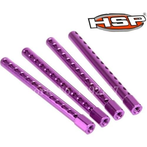 4pcs/lot HSP Upgrade Parts 102037 02010 Aluminum Body Post Mounts For 1/10 Model RC Car CNC SONIC 94102