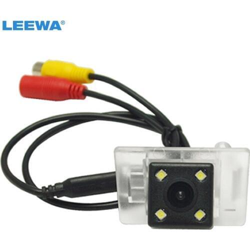 LEEWA HD Car CCD Rear View Camera with LED light for Mitsubishi Galant Sport Reversing Parking Camera #CA5695