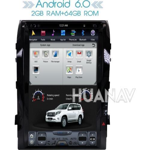 Android Tesla style 16" GPS Navigation Car DVD player for TOYOTA LAND CRUISER LC200 2008-2015 Head Unit multimedia screen radio