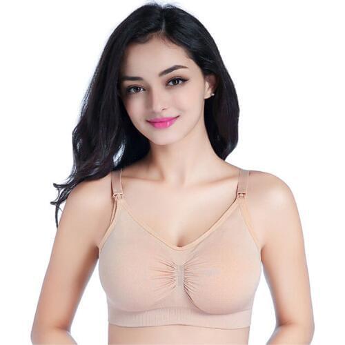 Breast Feeding BRA maternity nursing bra Seamless underwear wireless belt pad Feeding For Pregnant Woman Super Large Size