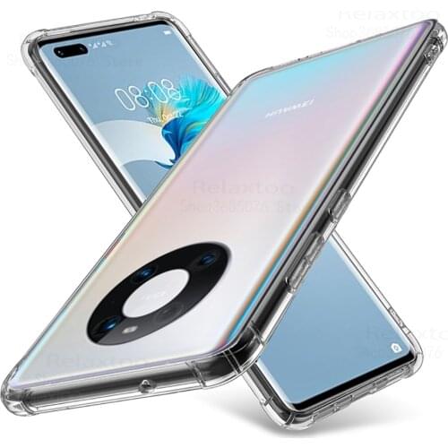 Transparent Phone case For Huawei Mate 40 Pro Plus Cases cover Soft Gel Protection Clear Silicon Mate 40 mate40 40pro pro caso
