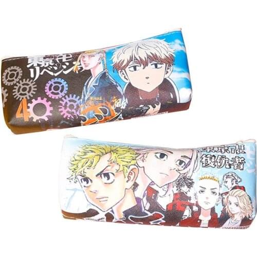 Anime Tokyo Revengers Pencil Cases Bags Pouch Pen Box Case Stationary kids gift Sano Manjirou Mitsuya Takashi Matsuno Chifuyu
