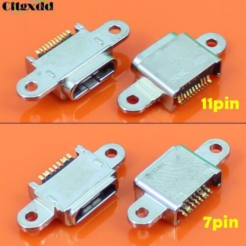 Cltgxdd 7 pin 11pin Micro USB jack socket connector for Samsung Galaxy S7 G9300 G930F for S7edge G9350 G935F phone charging port