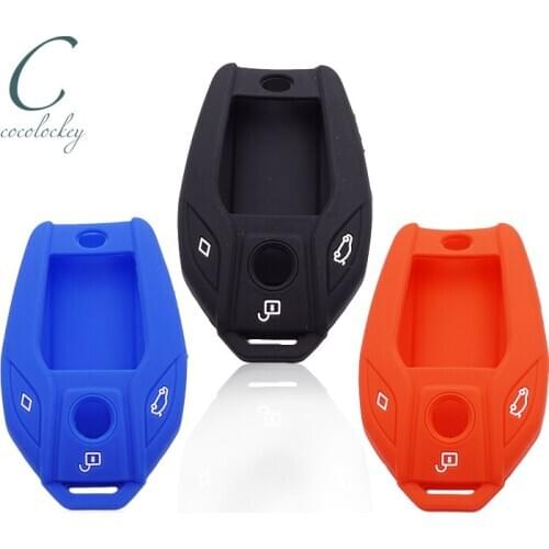 Cocolockey Silicone Car Key Case Cover for BMW 7 Series 730li 740li 750li 760li Bmw 5 Series G11 G20 G12 G30 G31 I8 5 Buttons