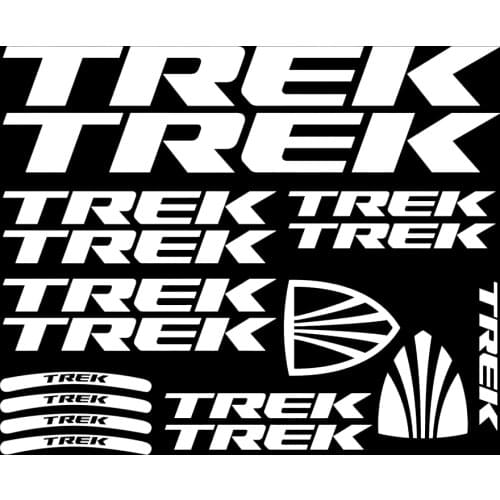 For TREK Bike Stickers Vinyl Decal Frame Cycle Bicycle Tuning Rim Wheel Decal Sticker Logo Emblem