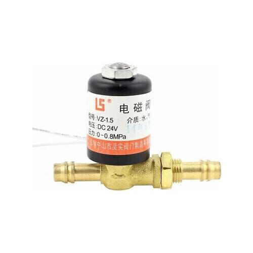 1pc DC 24V AC 36V 220V 0-0.8Mpa 2Position Dual Way Solenoid Valve for 8.5mm Inner Dia Hose
