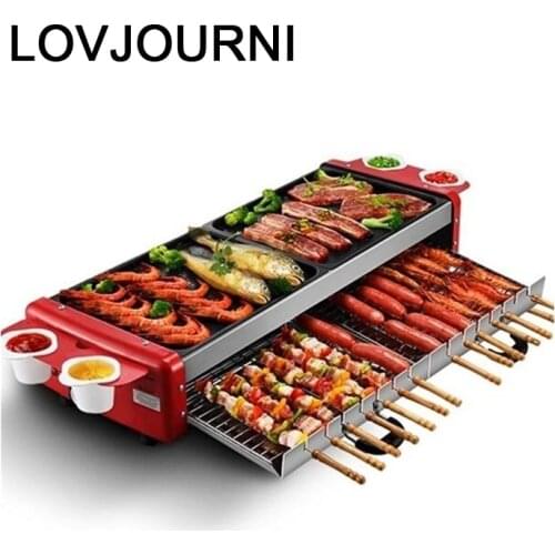 Chapa Camping Parrilla Portatil Plate Electrique Barbeque Grille Barbecue for Outdoor Churrasqueira Churrasco Electric Bbq Grill