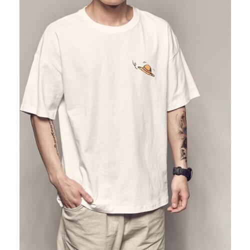 Spring Summer Basic Print T Shirt Short Sleeve 2020 Funny Fashion Harajuku Student Clothes