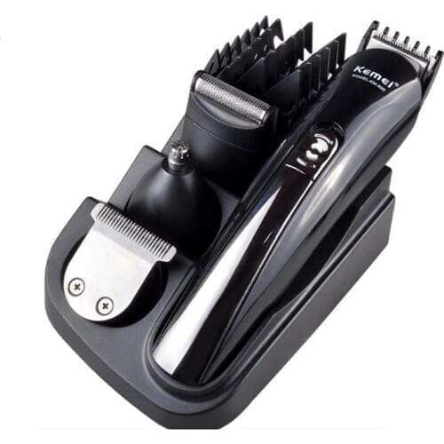 Kemei hair trimmer KM-500 4 in 1 rechargeable hair clipper nose hair trimmer electric shaver razor beard trimmer