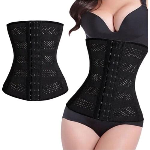 Body Shaper High Waist Slimming Women Trainer Cinchers Belt Girls Polyester Slim Shapewear Solid Hollow Girdle pulling corset