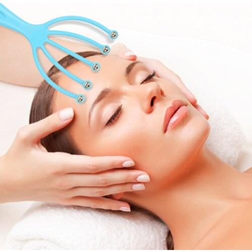 Head Scalp Massagers Beads Fingers Scratcher for Deep Relaxation Hair Stimulation and Stress Relief Handheld Scratcheres