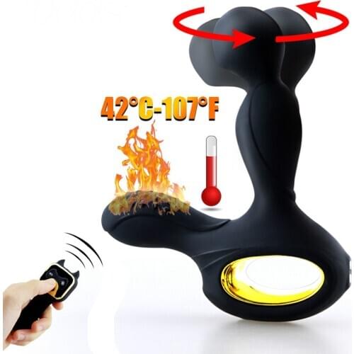 Umania Wireless Remote Control Male Prostate Massager Silicone Anal Vibrator 10 Speed Butt Plug Sex Toys for Men Masturbator