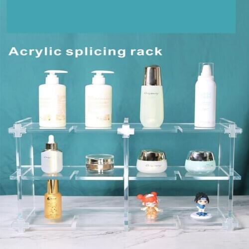2021 new coming Acrylic Storage rack Removable Desk Bathroom Makeup Brush Lipstick Holder Desktop Storage rack
