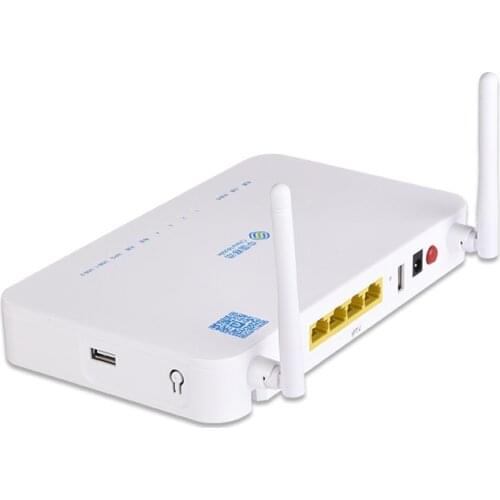 New Original ZTE ZXA10 F673A V2 Gpon ONU 4GE+1POTS+USB+WIFI English Firmware FTTH Fiber Optical Terminal ONT