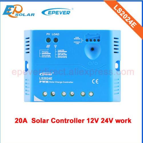 NEW product LS0512E LS1012E LS1024E LS2024E solar charge controller for small system use