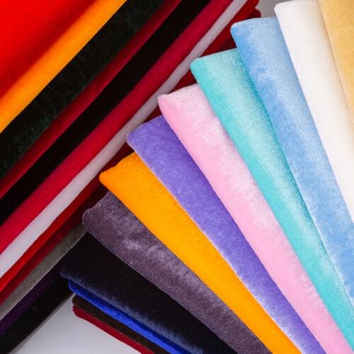 100cmx165cm Thickened Gold Velvet Fabric Display Cloth Tablecloth Curtains Clothing Bedding DIY Home Decoration Flannel Fabric