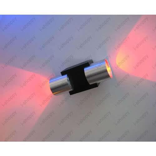 2W Dimmable LED Wall Mount Light Fixture Porch House Room Hotel Bulb Modern Lamp