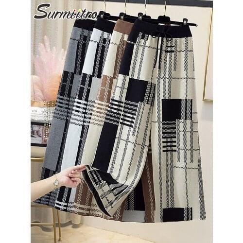 Женские трикотажные брюки SURMIITRO China At AliExpress