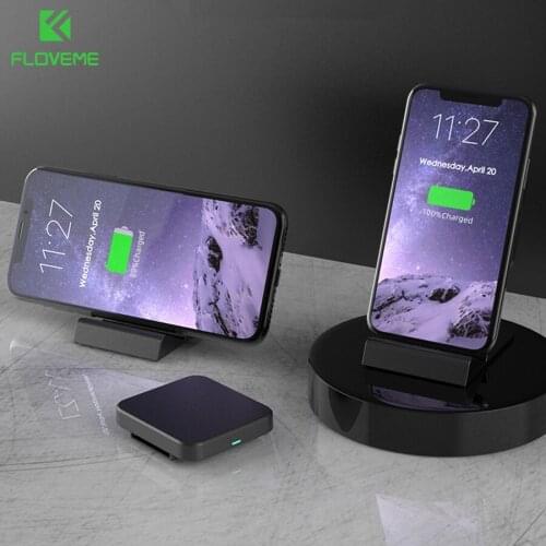 15W Fast Charger Vertical Qi Wireless Charging Pad Stand For iPhone Xiaomi Desk Phone Holder Bracket Phone Charging Dock Station