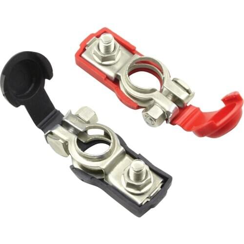 1 Pair Battery Terminal Heavy Duty Car Vehicle Quick Connector Cable Clamp Clip