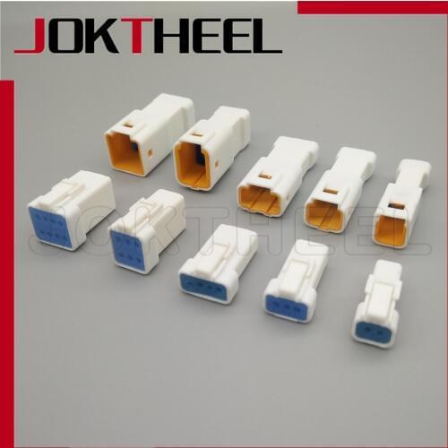 5 sets kit JST JWPF 2P 3P 4P 6P 8P way male female waterproof socket automotive wire connector plug for Benz BMW