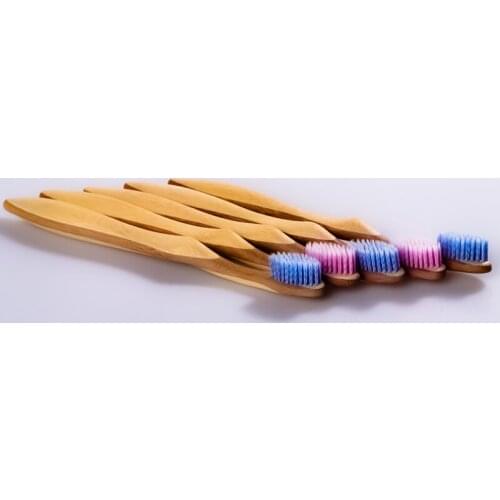 5 Pack Zero Waste Eco Friendly Products Bamboo Toothbrush High Quality Charcoal Soft Bristles Tooth Brush Dental Oral Care