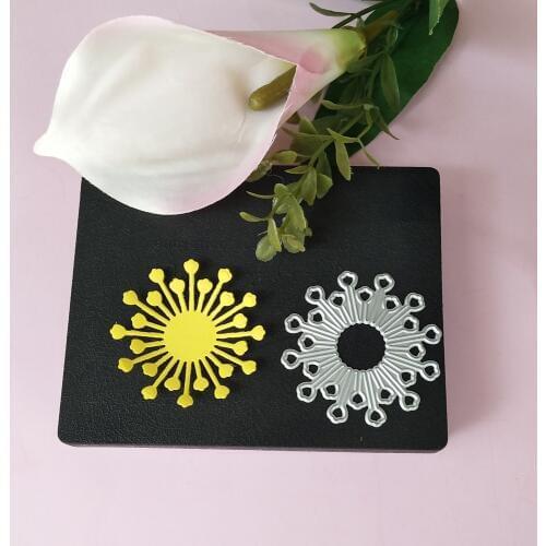 Flower Metal Flower heart Cutting Dies Stencils Scrapbooking Die Cutting Embossing Photo Album Decor Card Making DIY Crafts