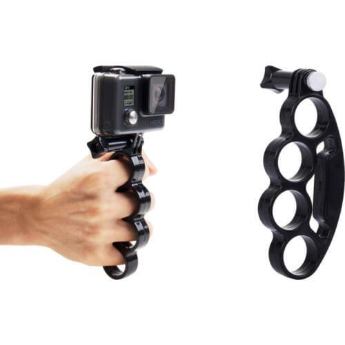 Black Sports Camera Hand Holder Knuckles Hand Finger Grip Camera Holder Sport Action Camera Accessories For Gopro Hero